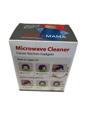 Angry Mama Microwave Oven Cleaner Steam Keep Clean Kitchen Cleaner